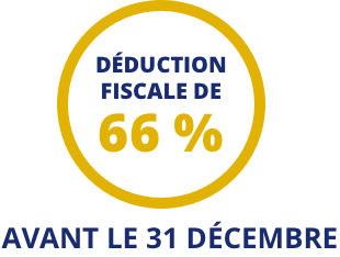 Déduction fiscale de 66% - Avant le 31 décembre