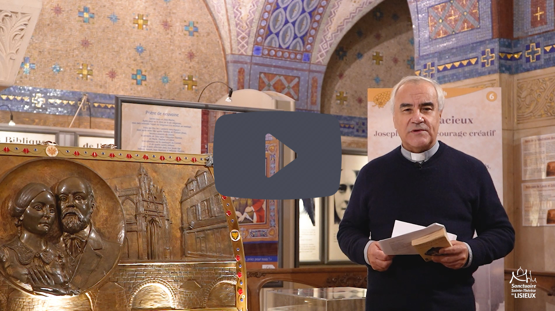 Sanctuaire sainte Thérèse de Lisieux - parcours vidéo