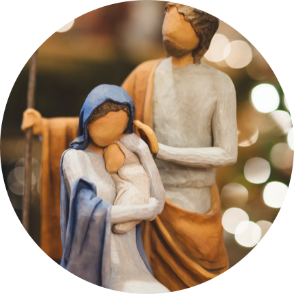la paix de Noël au coeur des hommes et paix sur la terre aux hommes qu'il aime&nbsp;!